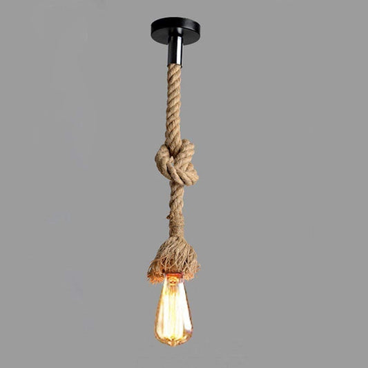 Pendant Rope Lights for Ceiling Hanging, Bulb Not Included