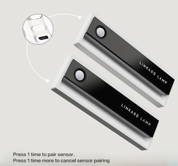 || 3Pcs Linkage Sensor Night Light Wireless Human