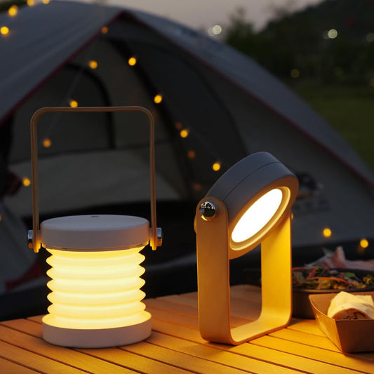 Led Rechargeable Camping Lantern Lamp,Touch Battery Powered Light,Portable Emergency Flashlight,Suitable for Outdoor, Camping, Tent,Office, Power Outages