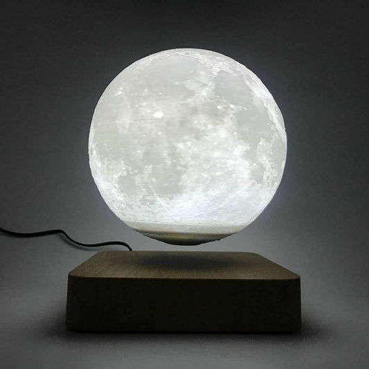 Ritmo 1Pcs Floating Moon Lamp, Magnetic Levitating Moon Lamp, Floating and Spinning Moon Lamp with Gradually Changing LED Lights, for Unique Gifts, Room Decor, Night Light (3 Color Modes)