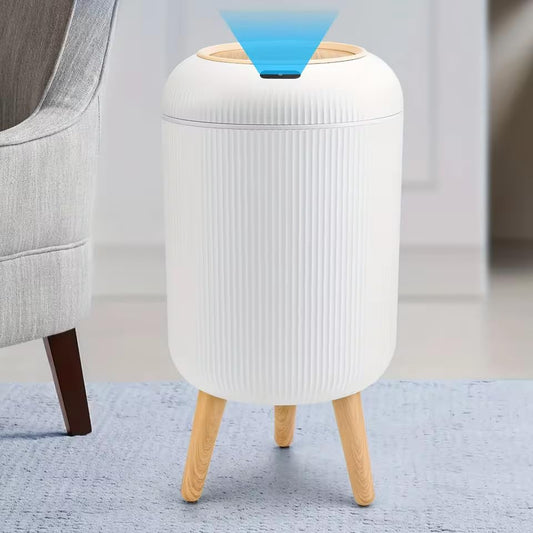 Smart Motion Sensor Trash Can 10L | Touchless Automatic Garbage Bin with Lid, Waterproof Nordic Design | Small Trash Can for Bathroom, Kitchen, Bedroom, Office | (MultiColor, Pack of 1)