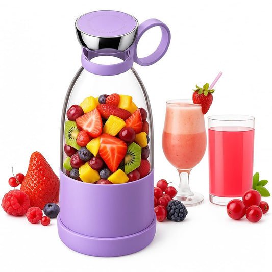 Mini Portable Juicer, Nutri-blend Active Mini Juice maker,Small Juicer for Home, Smoothie Maker,100% Full Copper Motor, 1 Unbreakable Jars, SS Blades