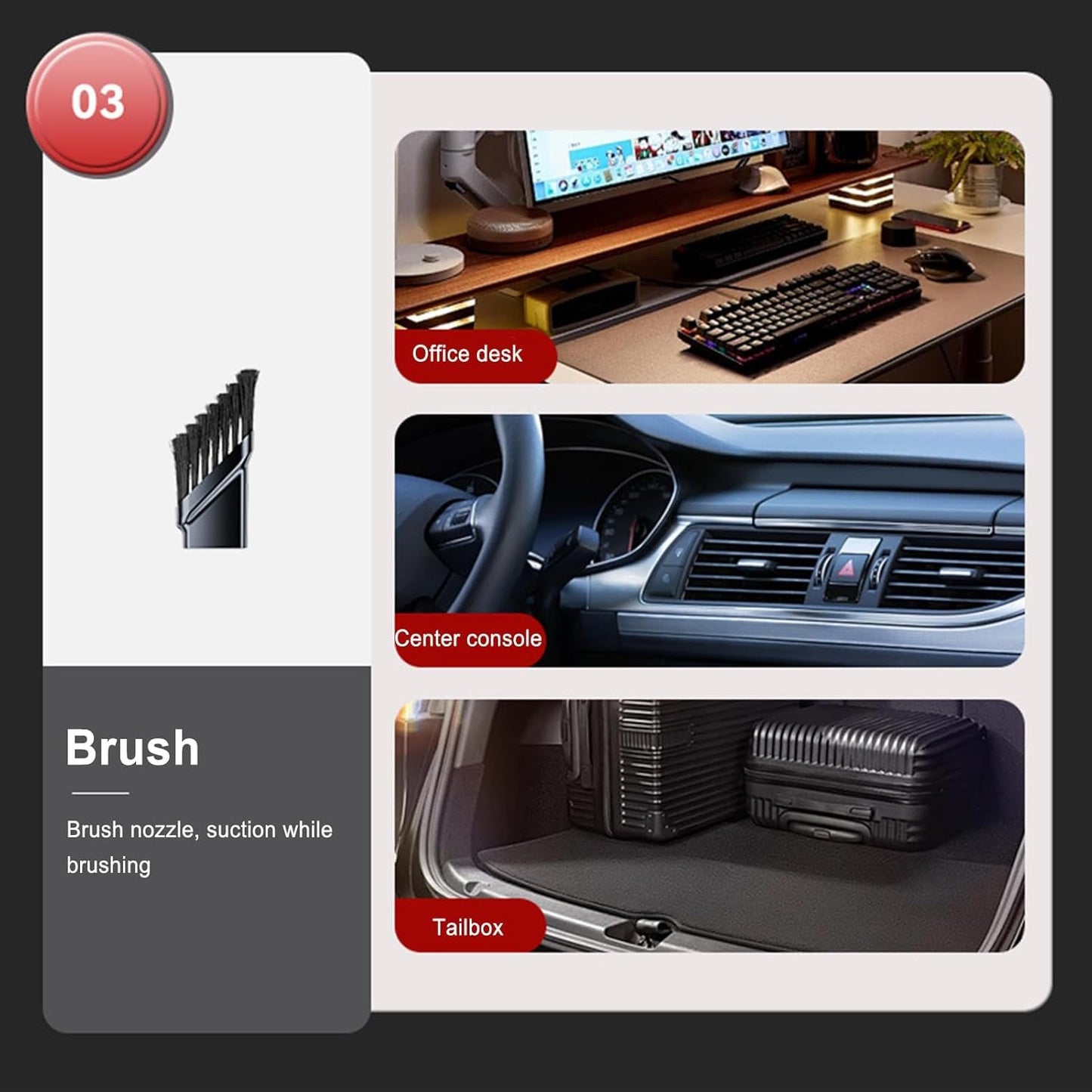 240V Wireless Handheld Vacuum Cleaner, 3-in-1 High Power 18000PA, Portable car Vacuum Cleaner with Blower for Home & Car, 50-60 Min Runtime, Brushless Motor