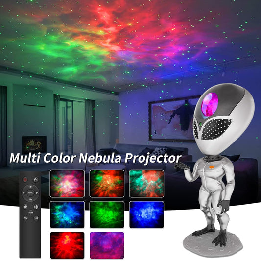 Star Projector, Aliens Galaxy Projector for Bedroom, Starry Nebula LED Lamp with Timer and Remote, Aliensun Night Light Kids Adults Gaming Room, Home Theater Room Decor, (005)