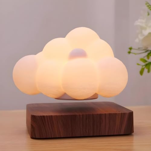|| Floating Cloud Lamp Magnetic Levitating Lamp 360 Degree Automatic Rotating with 3 Modes Lighting for Office, Bedroom, Home Decor etc.