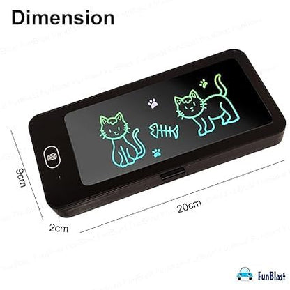 Writing Tablet Pencil Case for – 2 in 1 LCD Digital Slate for, E-Note Pad, Pencil Box for Kids, Doodle Writing Board for School Going Kids, Educational