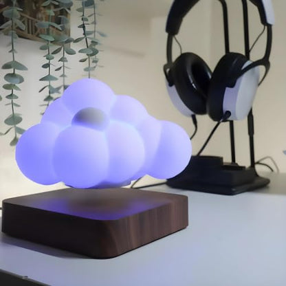 || Floating Cloud Lamp Magnetic Levitating Lamp 360 Degree Automatic Rotating with 3 Modes Lighting for Office, Bedroom, Home Decor etc.