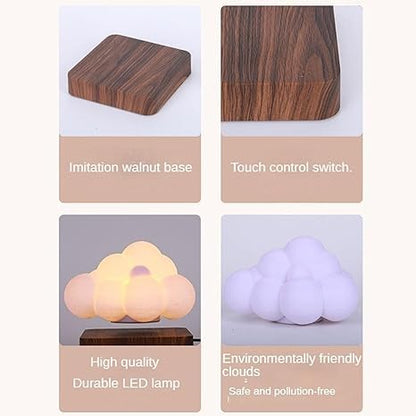 || Floating Cloud Lamp Magnetic Levitating Lamp 360 Degree Automatic Rotating with 3 Modes Lighting for Office, Bedroom, Home Decor etc.