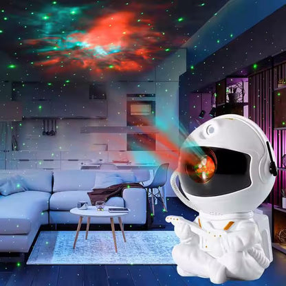 Astronaut Galaxy Projector Night Light – 360° Rotating Nebula Star Projector with Remote Control, Timer & Adjustable Head – Space Lamp for Kids’ Bedroom, Gifts, Gaming Room, Home & Décor