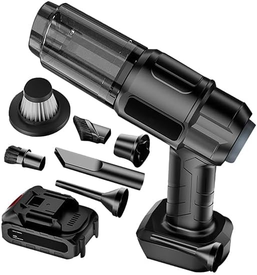 240V Wireless Handheld Vacuum Cleaner, 3-in-1 High Power 18000PA, Portable car Vacuum Cleaner with Blower for Home & Car, 50-60 Min Runtime, Brushless Motor