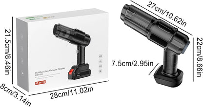 240V Wireless Handheld Vacuum Cleaner, 3-in-1 High Power 18000PA, Portable car Vacuum Cleaner with Blower for Home & Car, 50-60 Min Runtime, Brushless Motor